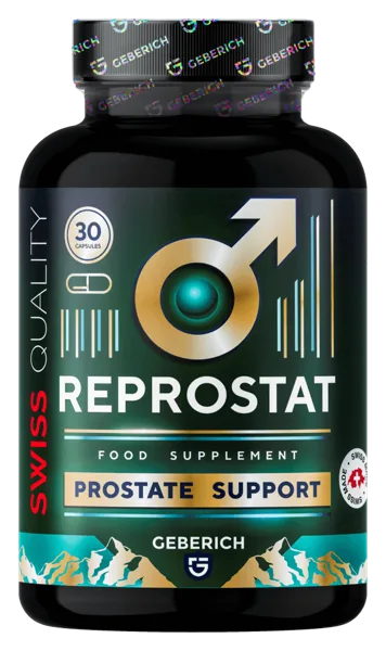 Reprostat kapslar för prostatahälsa, förpackning med 30 kapslar